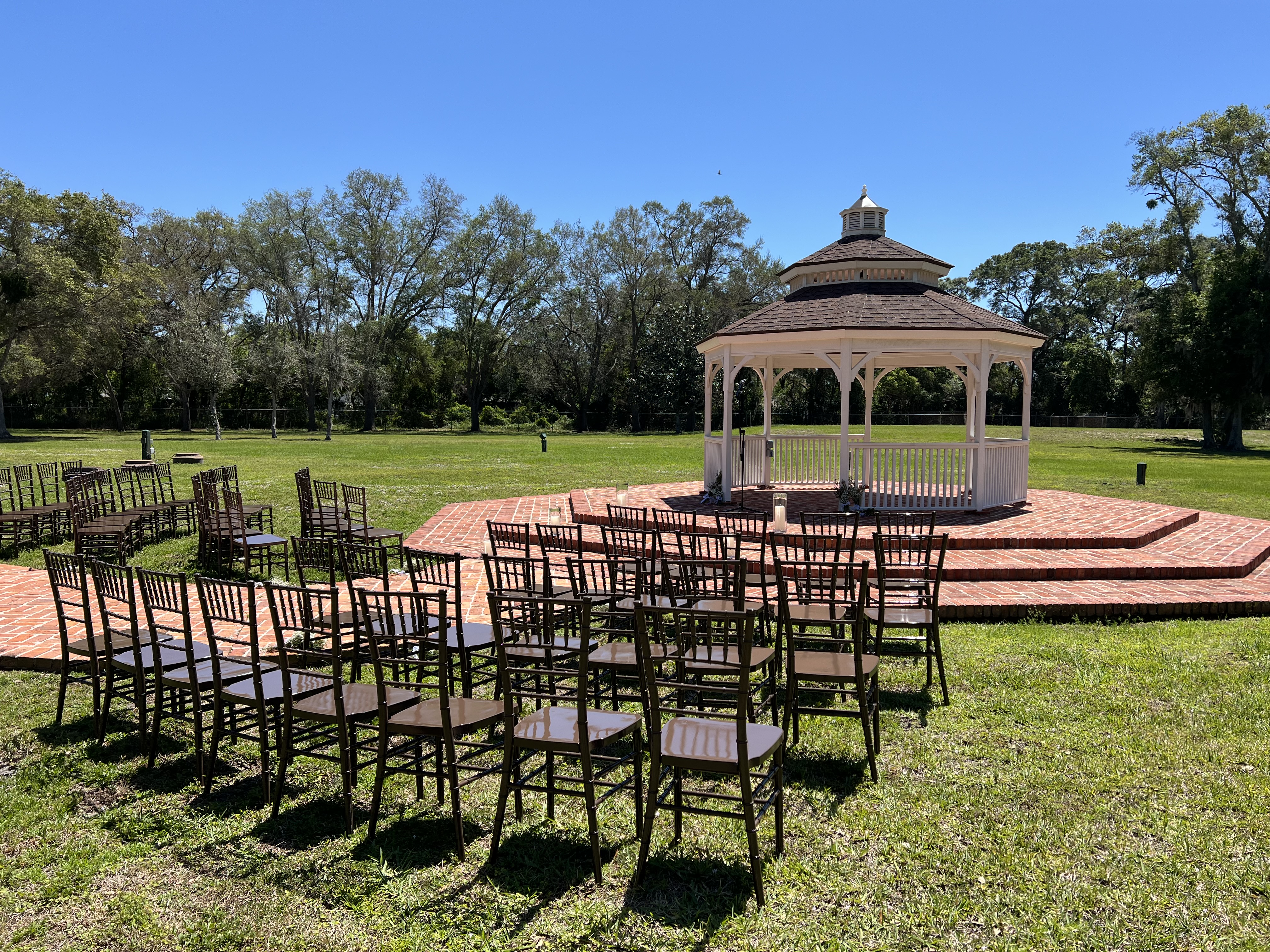 Wedding Ceremony location at the Gazebo
