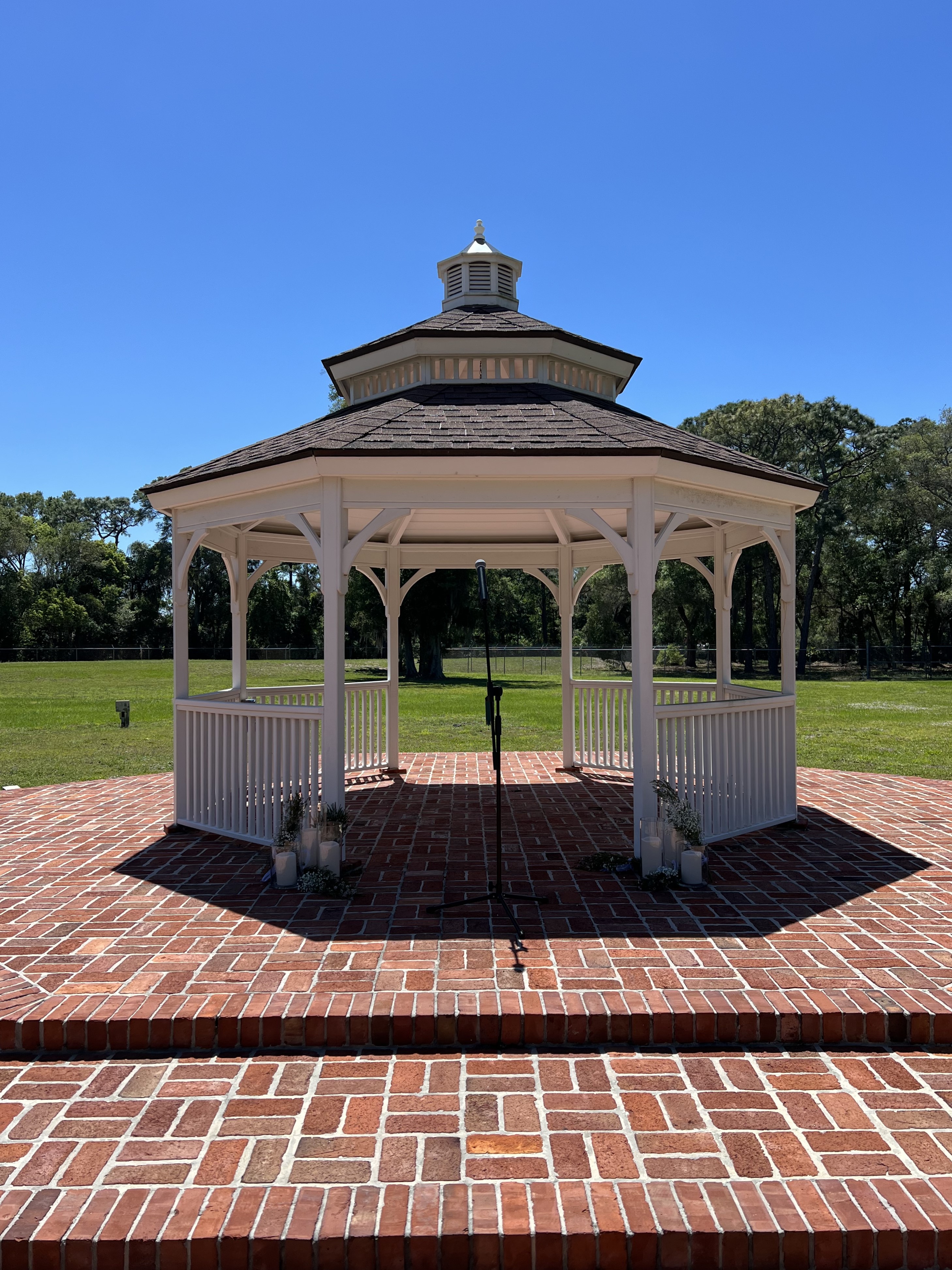 Gazebo on The Grounds of The Estate