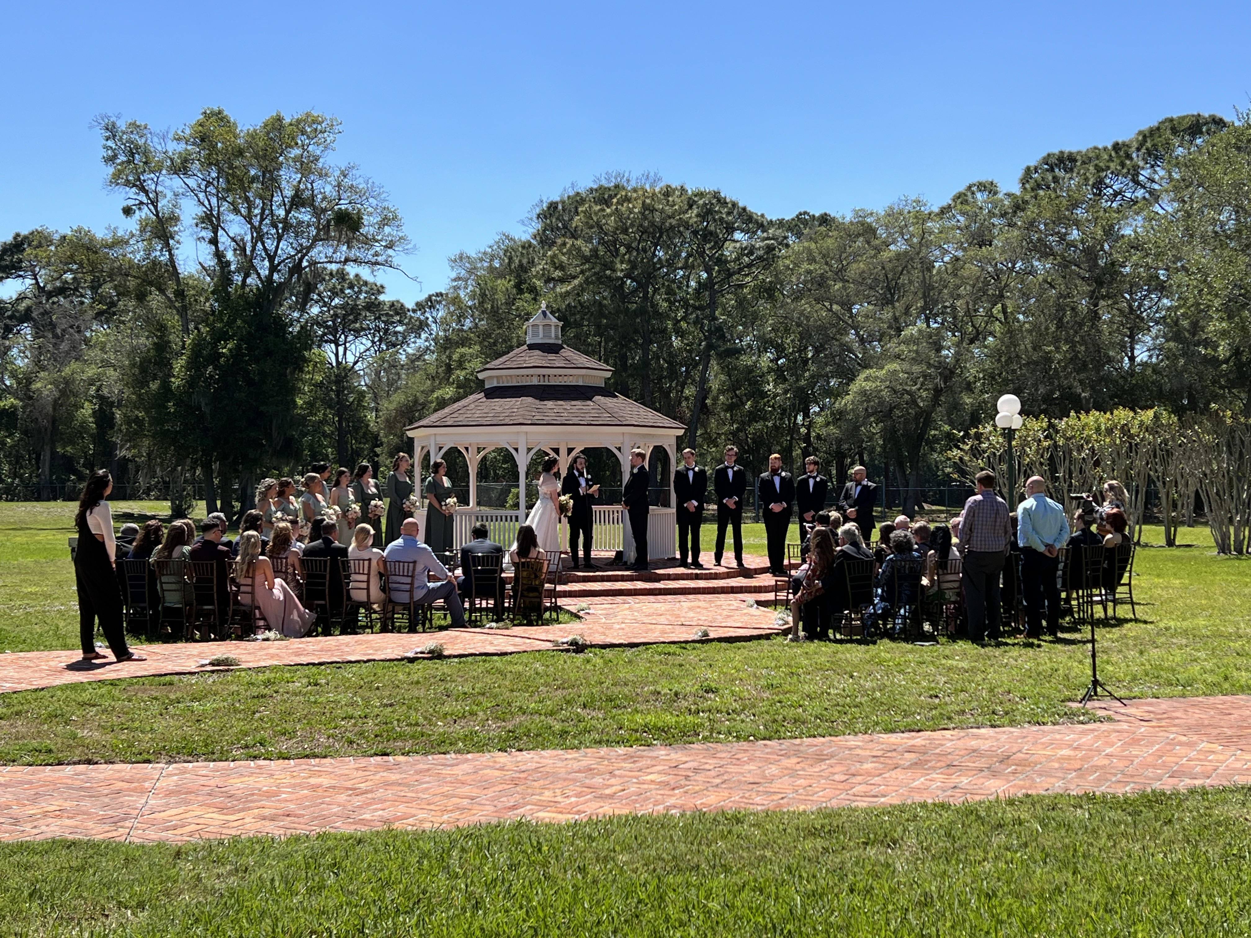 Wedding Ceremony at the Gazebo