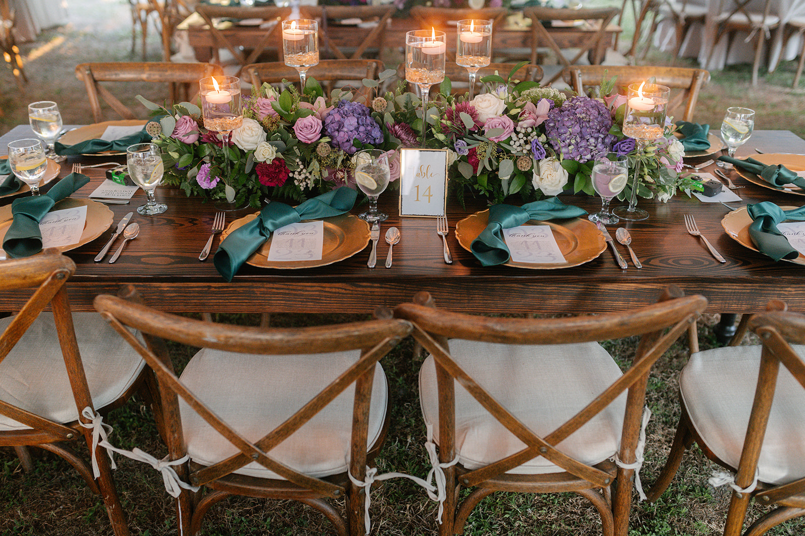 Wedding Reception Table Display